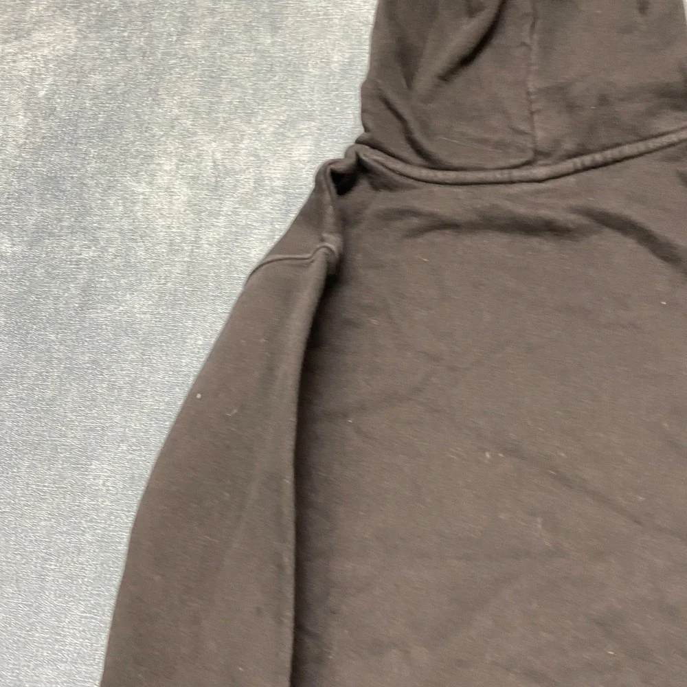 Nike Air Jordan Hoodie Men XL Black Fleece Lined Kangaroo Pocket Ribbed Pullover